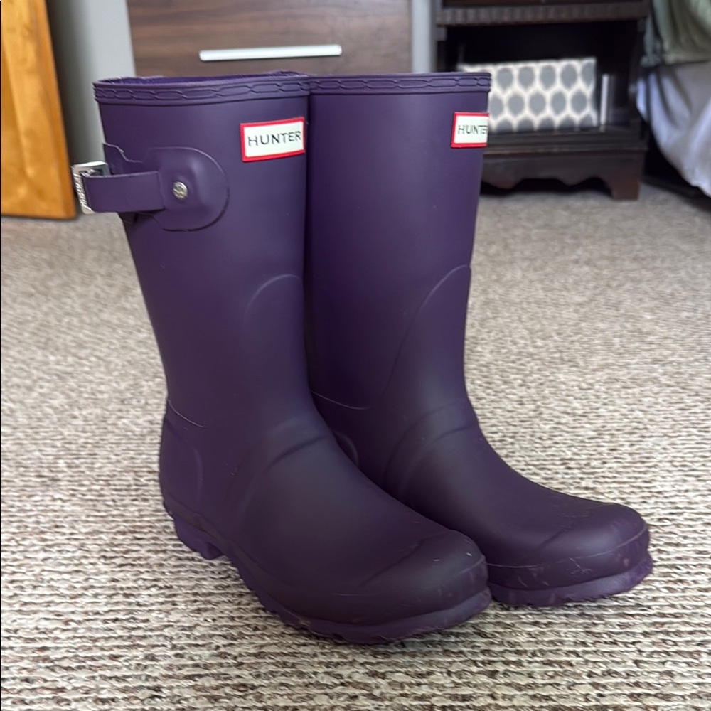 Hunter Purple Rain Boots